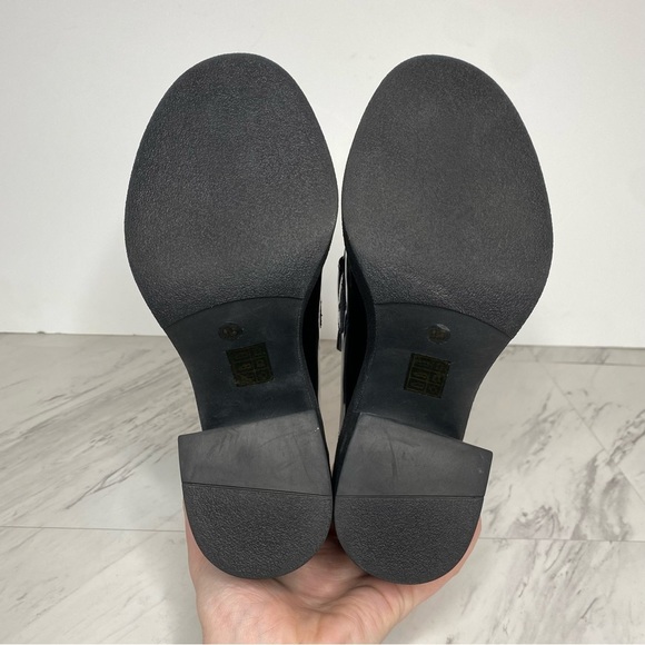 Jeffrey Campbell Kerri Black Patent Leather Heeled Loafer Mule 9 1/2 - Picture 15 of 16